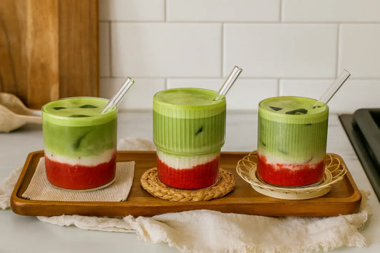 first harvest strawberry matcha recipe