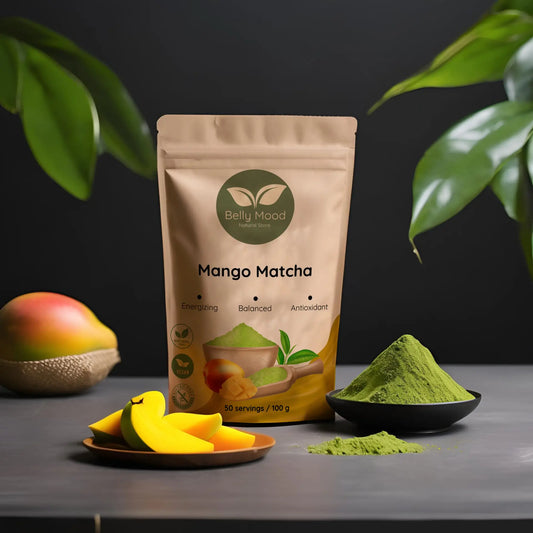 Mango matcha powder